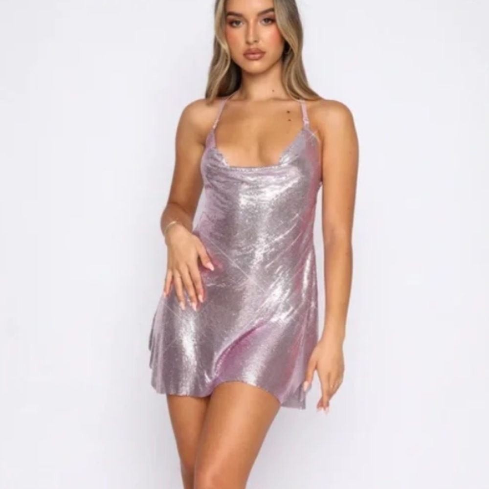 White Fox Boutique Iconic Image Mini Dress O/S